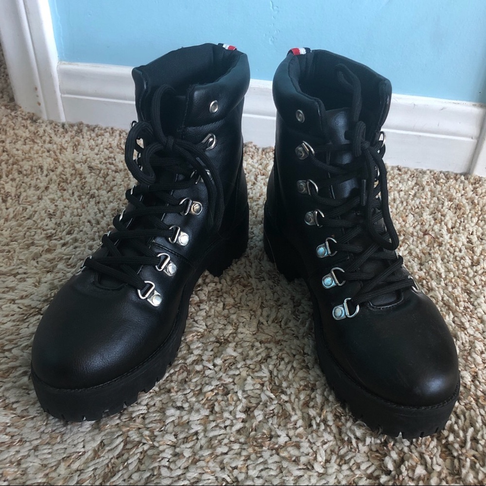 Edgy Black Boots